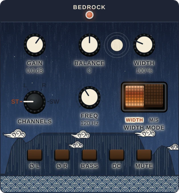 Bedrock, Woodblock · Night
