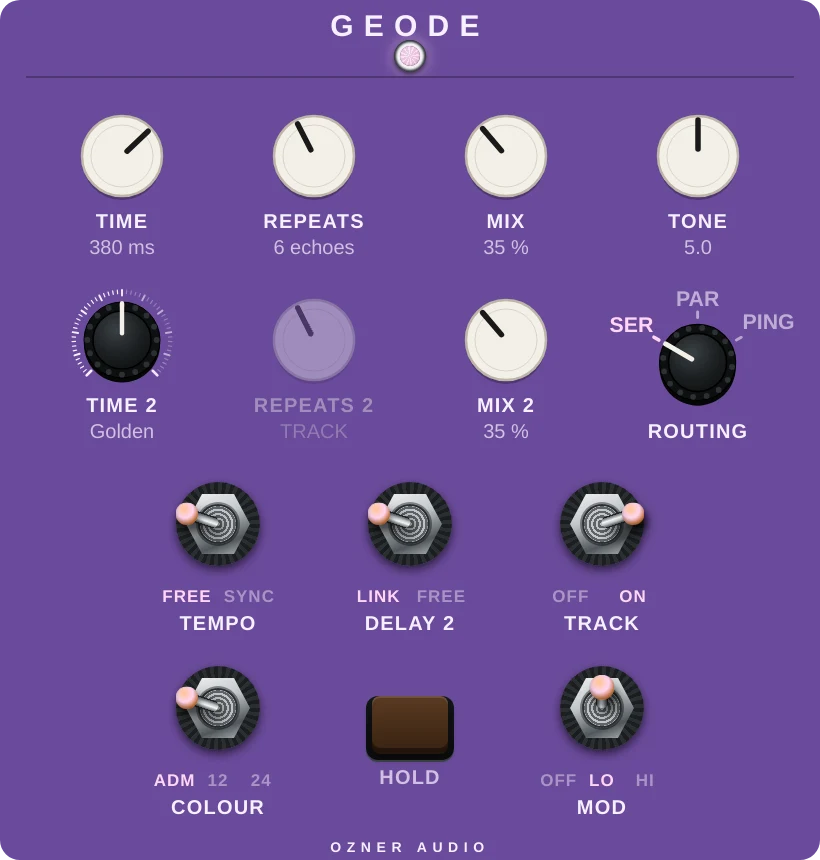 Geode, Plum